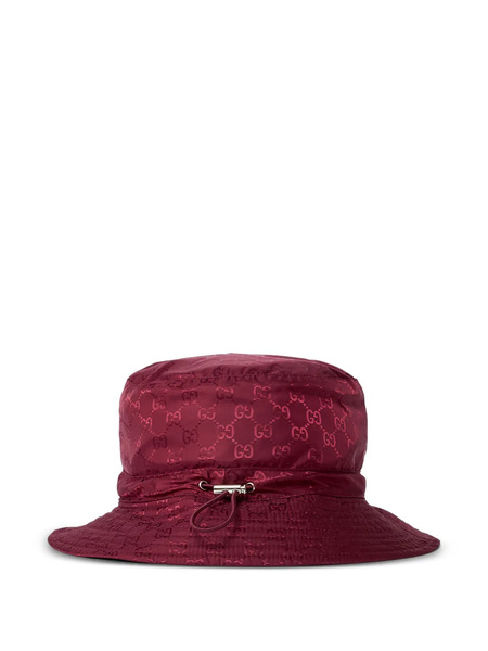  Gucci Gg Reversible Bucket Hat - Red 