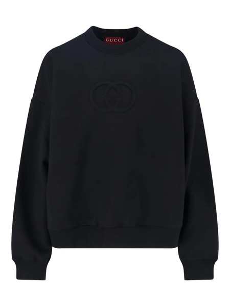  Gucci Gg Round-neck Sweater - Black 