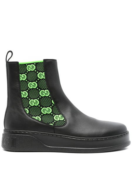  Gucci Gg Supreme Ankle Boots - Black 
