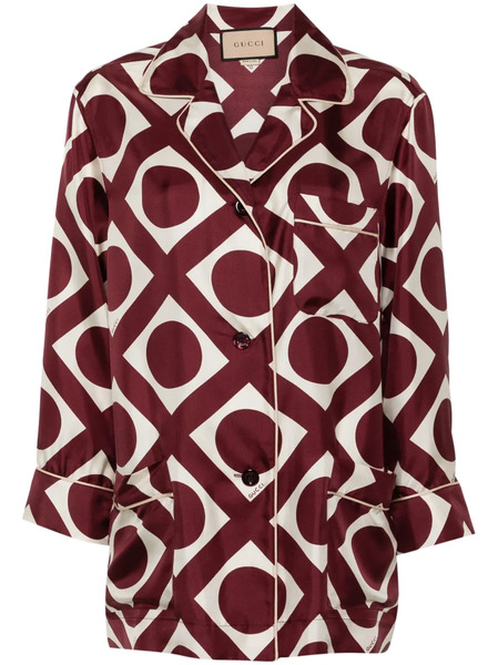  Gucci Graphic-print Shirt - Neutrals 