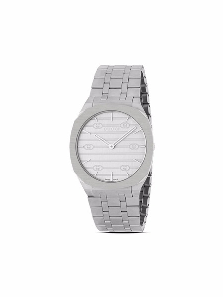  Gucci 25h 34mm - Silver 