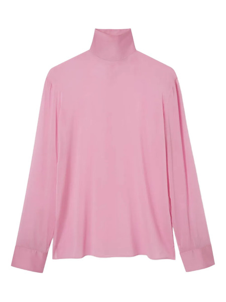  Gucci High-neck Shirt - Pink 