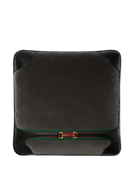  Gucci Horsebit Cushion - Grey 