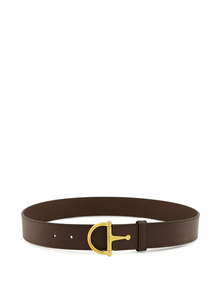  Gucci Horsebit-detail Leather Belt - Brown 