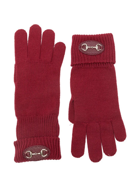  Gucci Horsebit Gloves - Red 