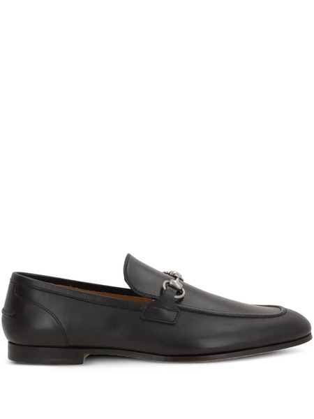  Gucci Horsebit Leather Loafers - Brown 
