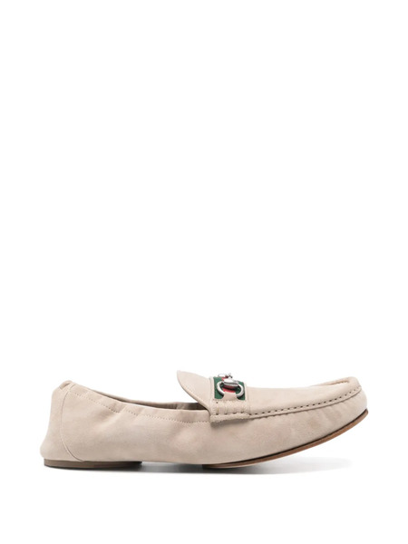  Gucci Horsebit Leather Loafers - Neutrals 