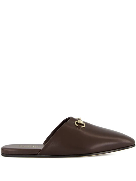  Gucci Horsebit Mules - Brown 