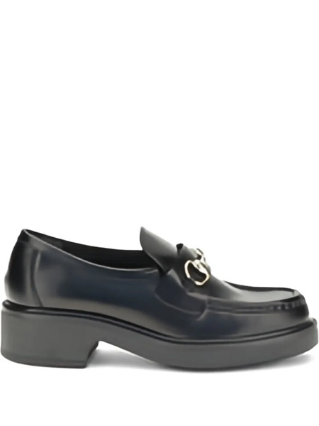  Gucci Horsebit Platform Loafers - Black 