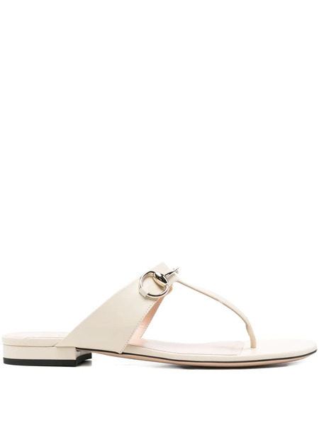 Gucci Horsebit Sandals - Neutrals 