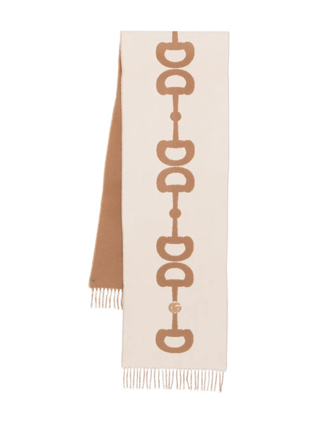  Gucci Horsebit Scarf - Neutrals 