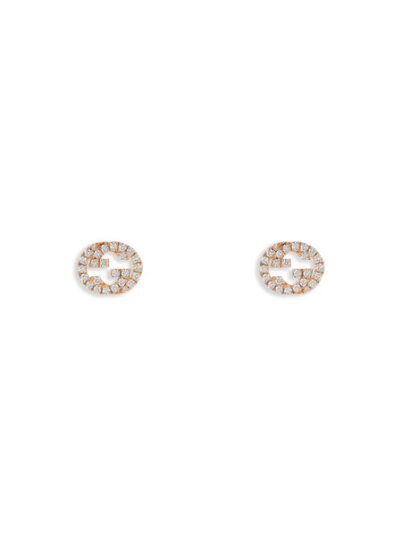  Gucci Interlocking Earrings - Pink 