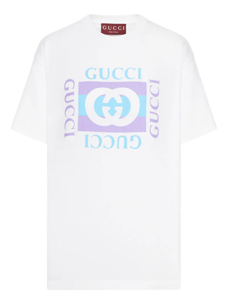  Gucci Interlocking-g Logo T-shirt - White 