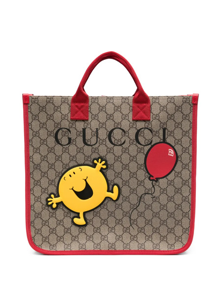  Gucci Kids Cartoon-print Tote Bag - Neutrals 