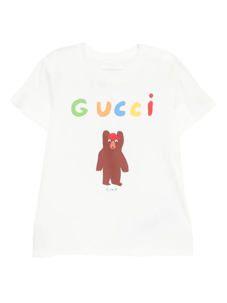  Gucci Kids Graphic-print T-shirt - White 