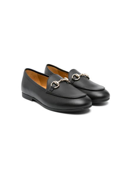  Gucci Kids Horsebit Loafers - Black 