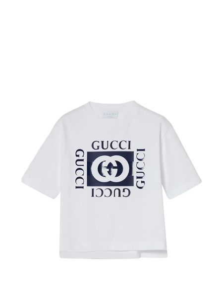  Gucci Kids Interlocking-g T-shirt - White 