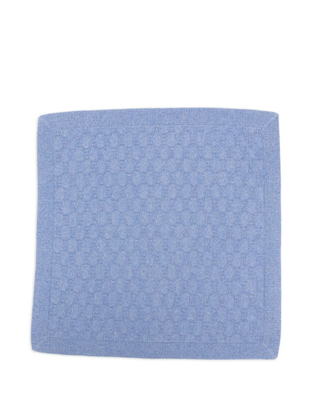  Gucci Kids Jacquard Blanket - Blue 