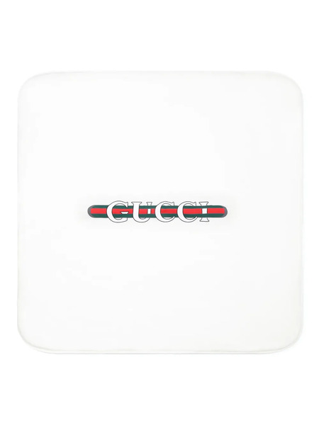  Gucci Kids Logo-print Blanket - White 
