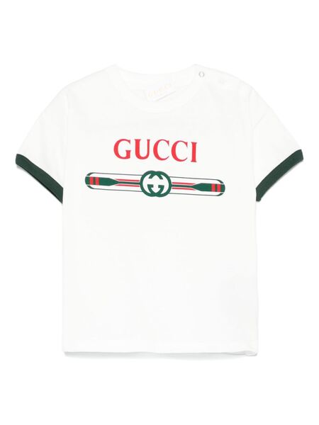 Gucci Kids Logo-print T-shirt - White 