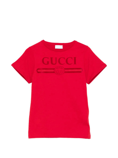  Gucci Kids Logo T-shirt - Red 