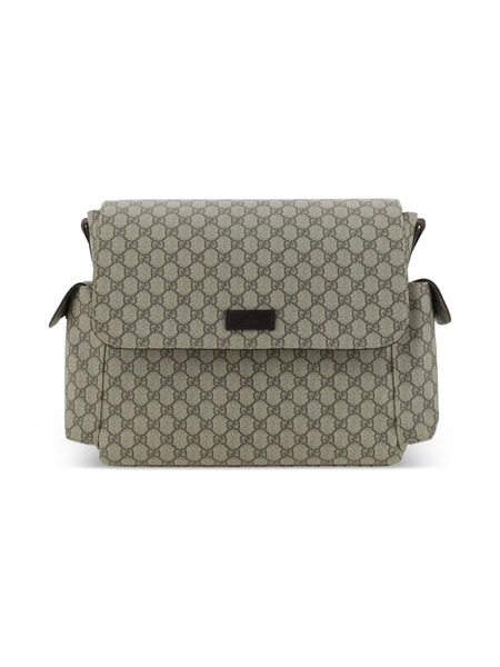  Gucci Kids Medium Gg Supreme Changing Bag - Neutrals 