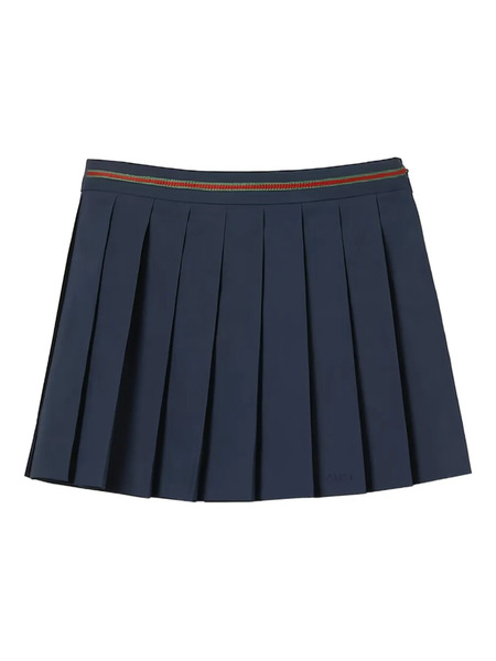  Gucci Kids Pleated Trim Skirt - Blue 