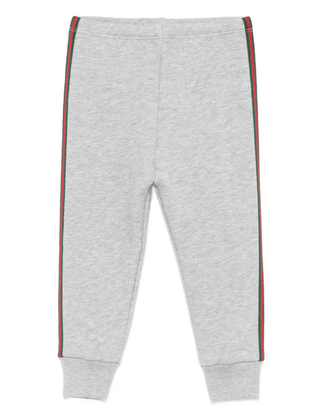  Gucci Kids Stripe-detail Track Pants - Grey 