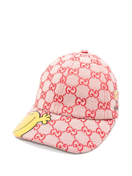  Gucci Kids X Mr. Men™ Little Miss™ Logo-print Cap - Red 