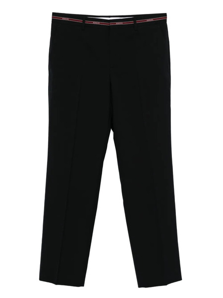  Gucci Logo-band Trousers - Blue 