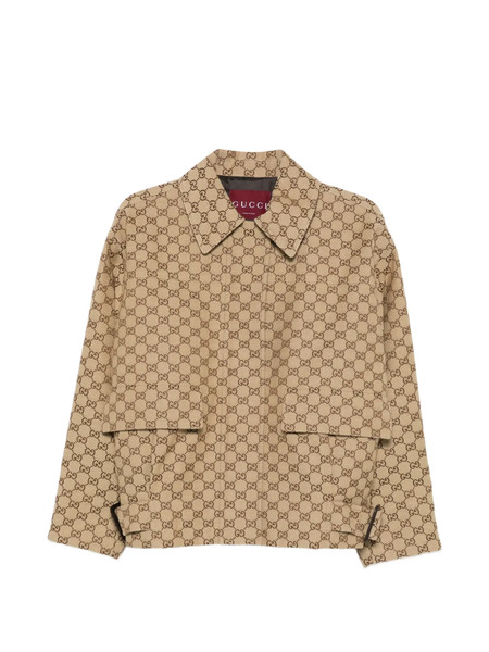  Gucci Logo-monogram Jacket - Neutrals 