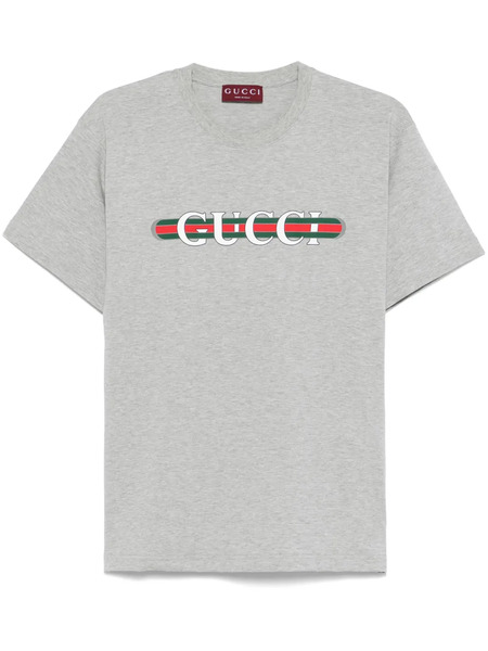  Gucci Logo-print T-shirt - Grey 