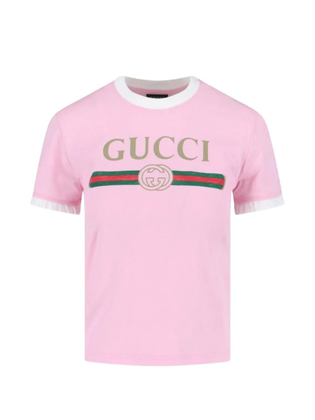  Gucci Logo T-shirt - Pink 