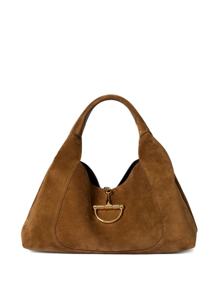  Gucci Maxi Softbit Shoulder Bag - Brown 