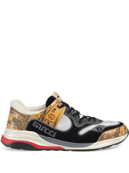  Gucci Men's Ultrapace Sneakers - Yellow 