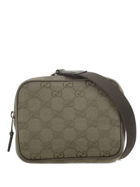  Gucci Monogam Shoulder Bag - Green 