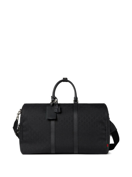  Gucci Monogram Holdall - Black 