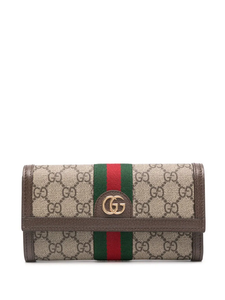  Gucci Ophidia Continental Wallet - Neutrals 