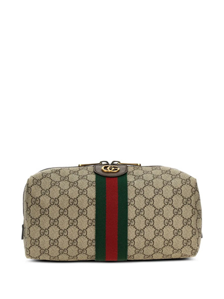  Gucci Ophidia Logo Wash Bag - Neutrals 