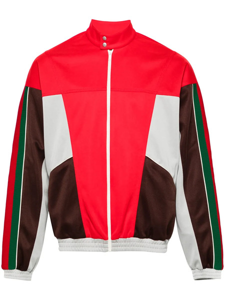  Gucci Panelled High-neck Jacket - Red 