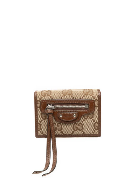  Gucci Pre-owned 2000-2015 Balenciaga The Hacker Project Gg Canvas Neo Classic Wallet Small Wallets - Brown 