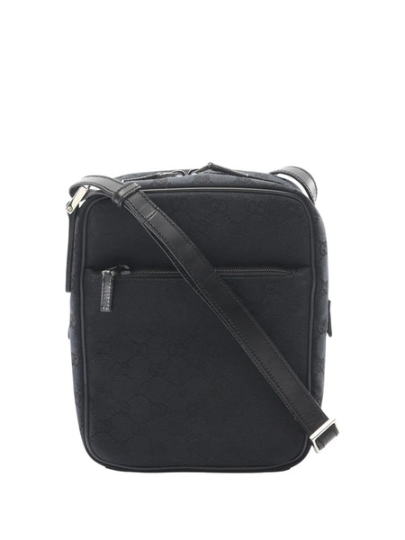  Gucci Pre-owned 2000-2015 Gg Canvas Crossbody Bag - Black 