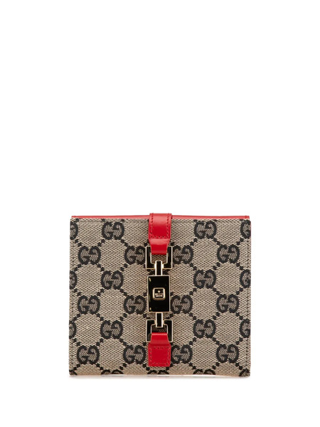  Gucci Pre-owned 2000-2015 Gg Canvas Jackie Wallet Small Wallets - Brown 