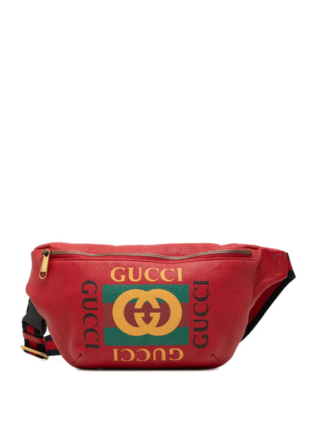  Gucci Pre-owned 2000-2015 Leather Logo Belt Bag - Red 