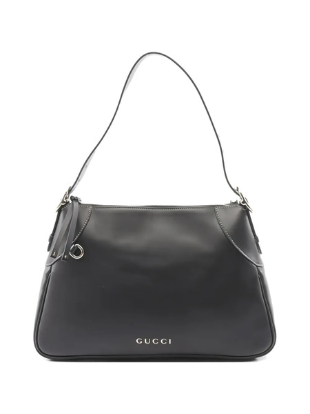  Gucci Pre-owned Medium Leather Shoulder Bag - Black 