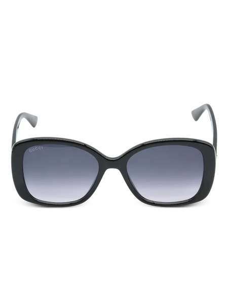  Gucci Pre-owned 2020s Butterfly-frame Sunglasses - Black 