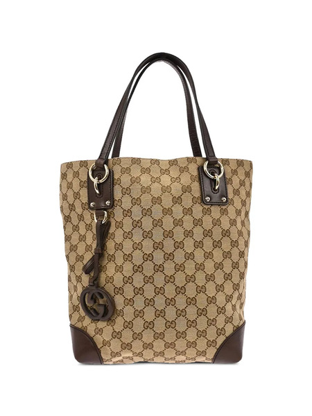  Gucci Pre-owned 1990-2000s Gg Canvas Tote Bag - Neutrals 