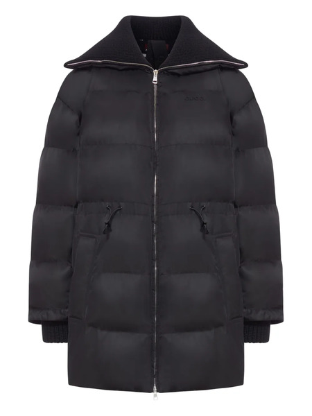 Gucci Quilted Ribbed-collar Coat - Black 