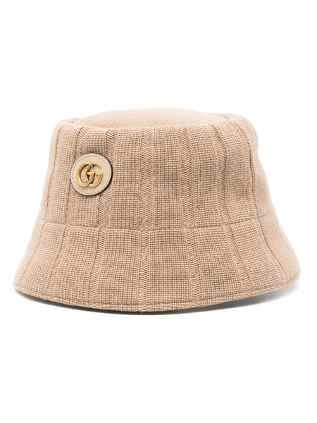  Gucci Reversible Wool Bucket Hat - Neutrals 