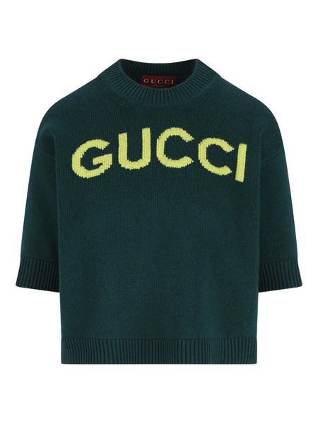  Gucci Short-sleeve Logo T-shirt - Green 